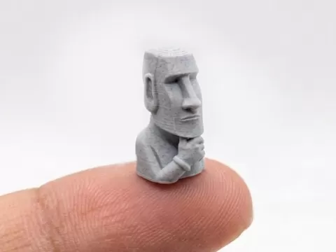 The smallest moai statue in the world (Nozzle 0.4)