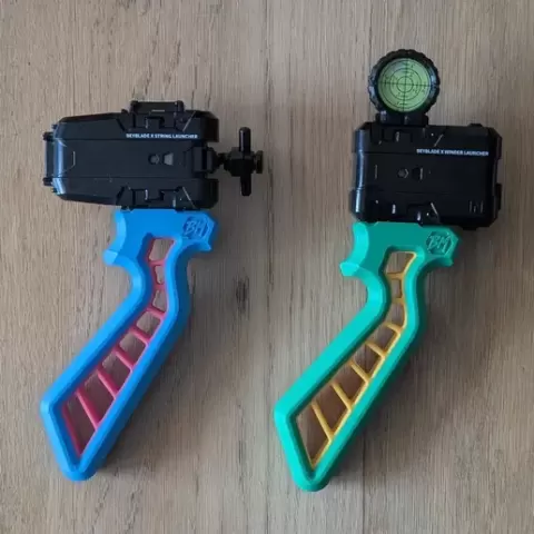 Beyblade X angled Skelethal Winder/String Launcher grip
