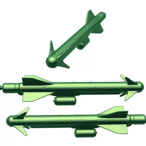 Kh 59ME / Kh-59ME missile / surface systems / missile / missile stl / Missile Launcher / Air Intercept Missile