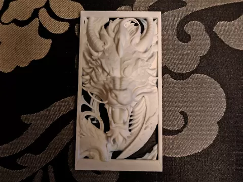 Dragon bas-relief.