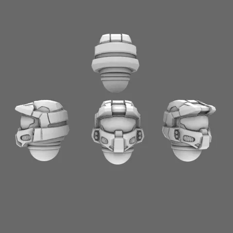Space Knights V10K Chief Helmet