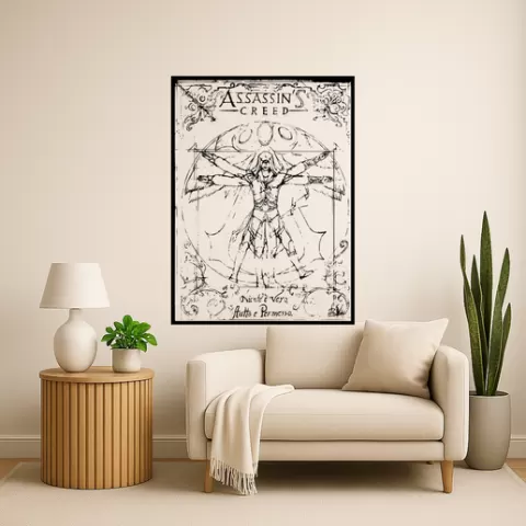 Assassin's Creed's Ezio Auditore Assassins Creeds Ezio Auditore Ludovico Sforza Wall Art Framed