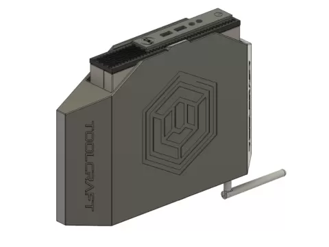 Magnetic dell optiplex computer mount