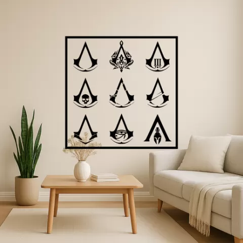 Assassin's Creed's Ezio Auditore Assassins Creeds Ezio Auditore Lucrezia Conti Wall Art Framed