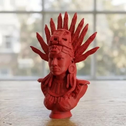Busto de mujer azteca