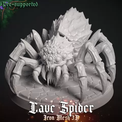 Cave Spider by Iron-Mesh-3D