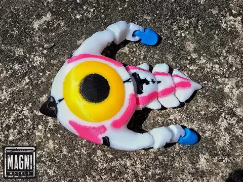 Articulated Mini Arctic Peeper - Subnautica