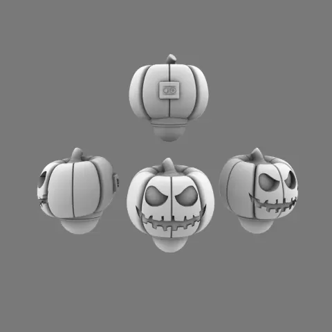 Pumpkin Lords V10K Jack O Lantern Helmets