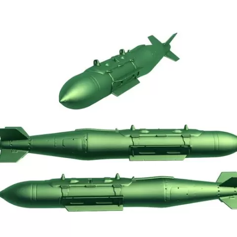 GBU-31 JDAM missile / GBU-31 / surface systems / missile / missile stl / Missile Launcher / Air Intercept Missile