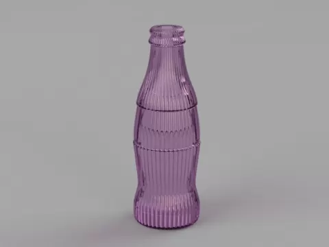 Cola Flasche mit Riffel Dekor