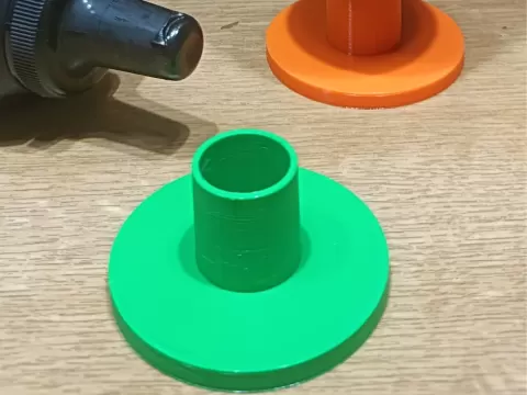 Upside-Down Bottle Stand – No More Shaking!