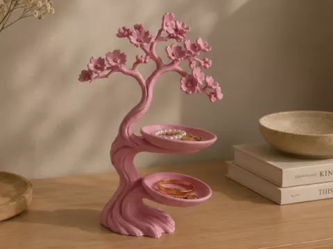 Cherry Blossom Jewelry Tree – Accessory Organizer
