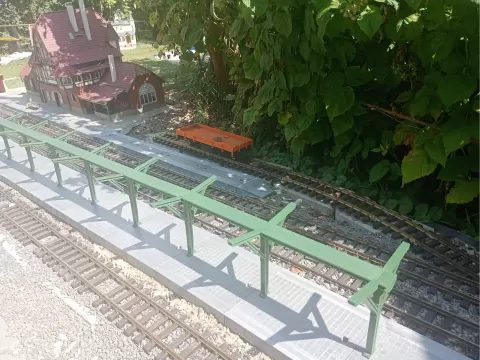 Bahnsteigdach, G Scale 1/22.5