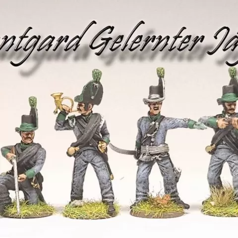 Napoleonic Brunswick Avantgard Gelernter Jägers by Napoleonic stl files