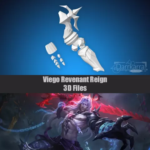 Viego Revenant Reign Arms Armor League of Legends Fichiers 3D Cosplay