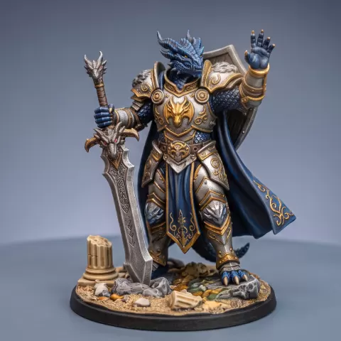 DragonBorn Paladin - D&D