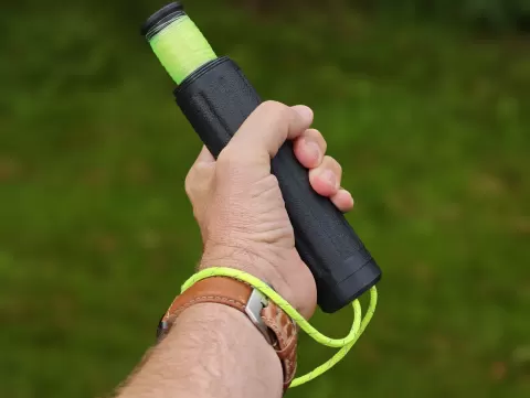 Adult-sized Hand Reel with Dual Compartments