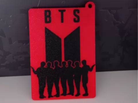 BTS Members Photocard Holder & Keychain