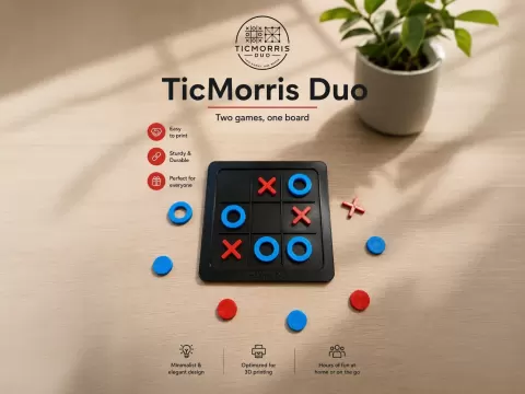 TicMorris Duo - TicTacToe & Three Men's Morris