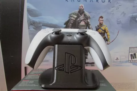 PS5 Controller Stand With Logo Remix