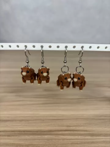 Highland Cow Earrings
