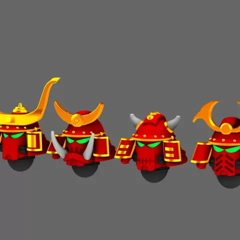 Cyber Samurai V10 Primus Samurai Helmets