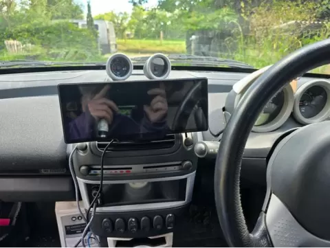 Smart Roadster Podofo 10.26 inch screen mount based on motor-fuzzi's Smart roadster mobile phone mount