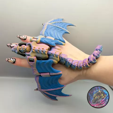 baby dragon puppet big wings