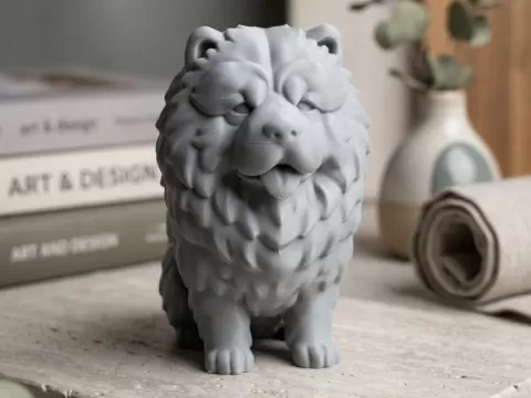 Chow Chow Statue