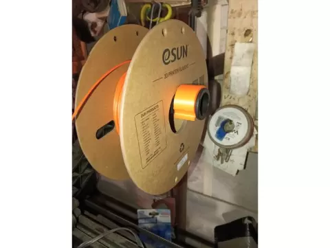Filament Clip -  Clip/Shim/Spacer - Stops the reel moving sideways on the spool holder when printing.