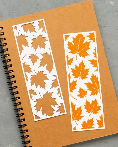 Maple Leaves Bookmarks