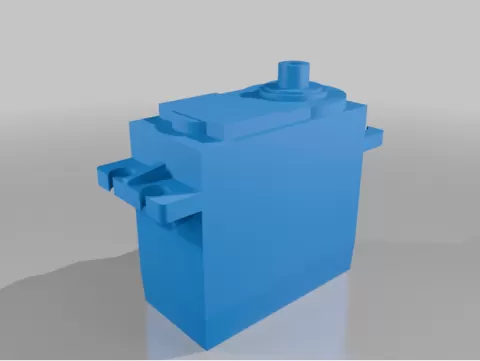 FS5115M Servo Model (from physical dimensions)