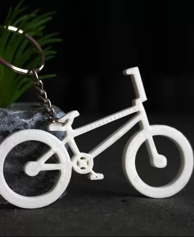 Minimalist BMX Bicycle Keychain