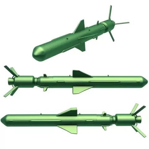 Anti Ship Cruise Missile / R-360 Neptune / Long Neptune / Hypersonic Missile / surface systems / missile / missile stl / Missile Launcher / Air Intercept Missile