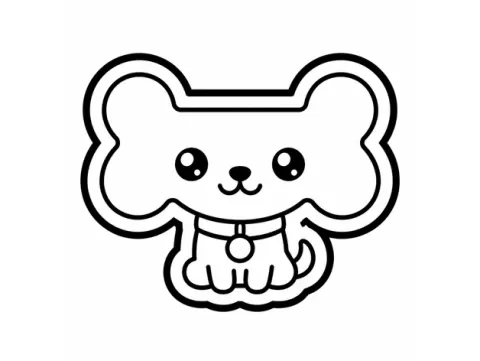 Dog Bone Cookie Cutter
