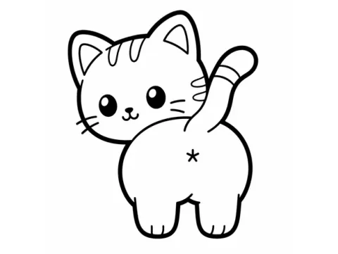 Cat Butt Cookie Cutter