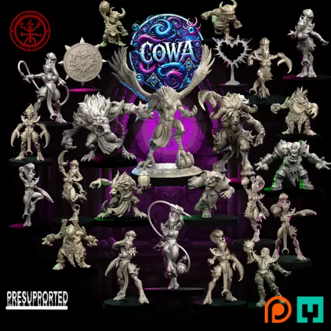 TORCHLIGHT "THE COWA" FULL TEAM by Torchlight Models