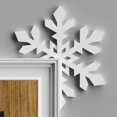 Snowflake Door Topper