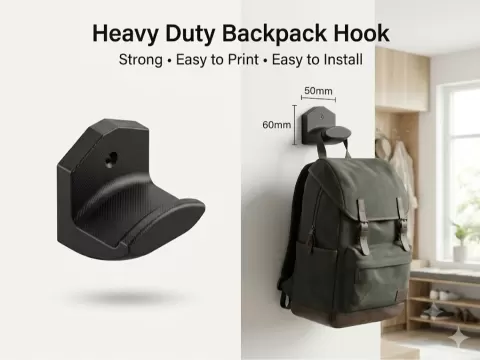 Heavy Duty Backpack Hook