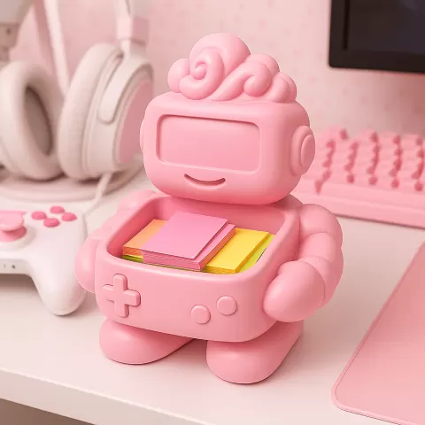Kawaii Robot Note Holder