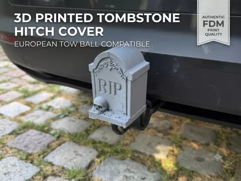Tombstone Hitch Cover