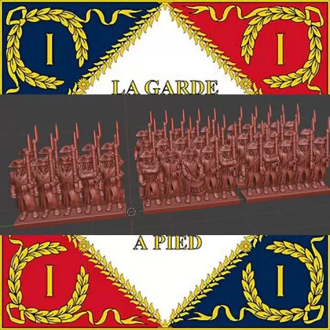 Epic Napoleonic French Line infantry with greatcoat 1800-05 by MC Miniatures