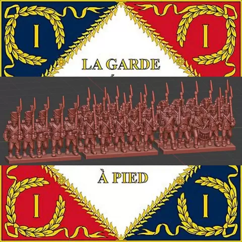 Epic Napoleonic French Line infantry campaign dress 1800-07 by MC Miniatures