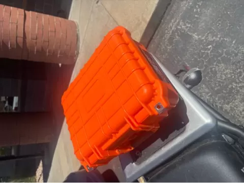 KLR 650 Top Box quick detach
