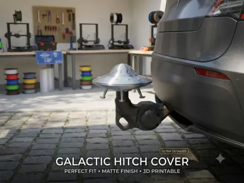 UFO Tow Hitch Cover