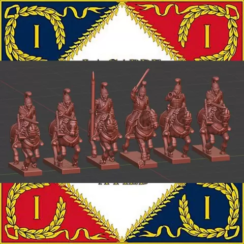 Epic Napoleonic French Carabiniers 1812-15 by MC Miniatures