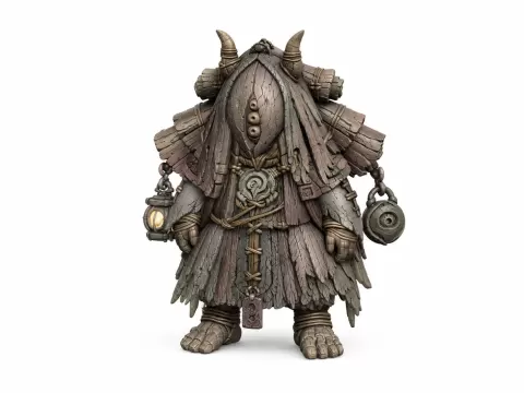 Abyss Traveler Miniature 32mm