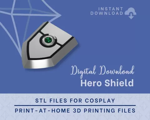 Naofumi's Shield STL Files - Rising of the Shield Hero Cosplay Prop (Digital Download)