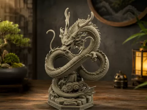 Mystischer Ostdrache – Eleganz