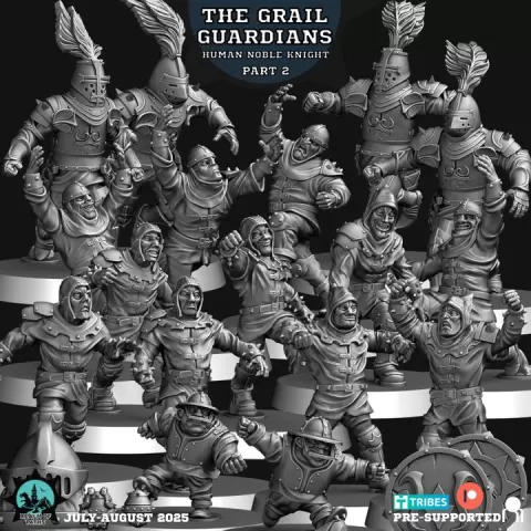 HUMAN NOBLE KNIGHT PART 2 - The Grail Guardian - Fantasy Football by Realm of Paths